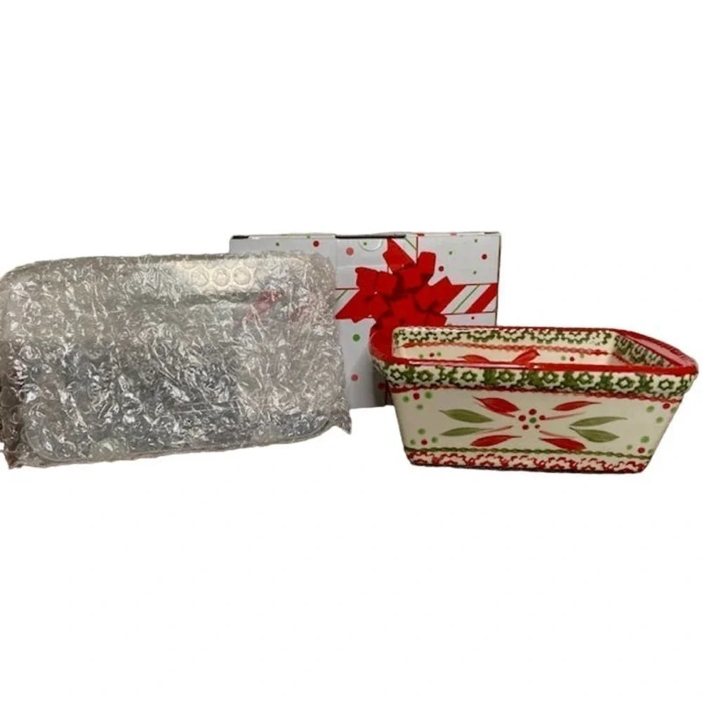 Temp-tations Holiday‎ Baking Dishes with Lids NEW in Gift Box Set of Three